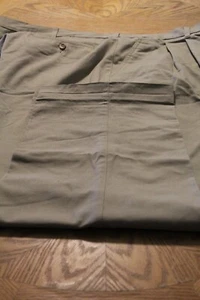 GEORGE MEN KHAKI PANTS SIZE 48X30 - Picture 1 of 3