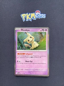 Juego de cartas coleccionables Pokémon Mimikyu Paldea evolucionado 097/193 holograma raro LP. - Imagen 1 de 3