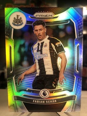 2021-22 Panini Premier League EPL Fabian Schar Newcastle Silver Prizm SP ⭐️ MINT - Image 1 of 2