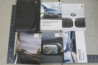 Bmw 528i 535i 550i xdrive Manual del propietario 2012 Juego de libros 12 envío gratuito OM835 Foto 1 de 4