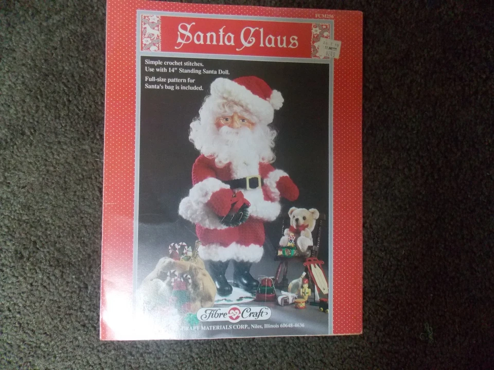 Fibre Craft Santa Claus Crochet Pattern Booklet - Image 1 of 1