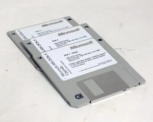 Microsoft MS-DOS 6 Upgrade Operating System 3x Floppy Disks - Picture 1 of 1