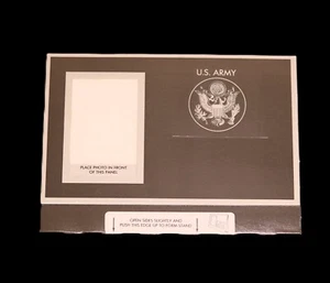 Cornice portafoto in cartone militare US Army - Foto 1 di 3