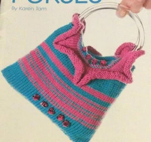 Knitting Leisure Arts Beaded Purses 7 Design Karen Tam Kooler Design Studio 3986 - Picture 1 of 4