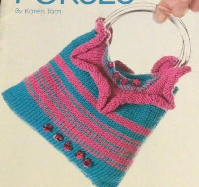 Knitting Leisure Arts Beaded Purses 7 Design Karen Tam Kooler Design Studio 3986 - Image 1 of 4