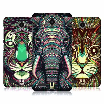 HEAD CASE DESIGNS AZTEC ANIMAL FACES 2 BACK CASE & WALLPAPER FOR LENOVO PHONES Foto 1 de 4