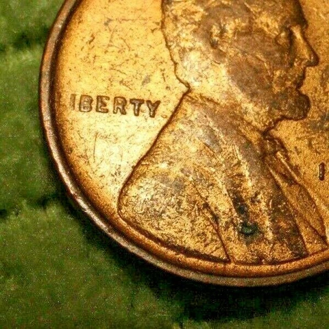 #A1293,Unlisted ERROR 1909 VDB AU+ Missing "L" Liberty Cover