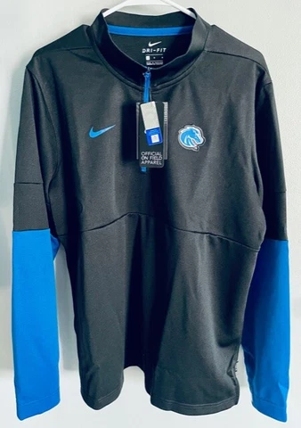 Nike Boise State Broncos Therma 1/4 Zip On Field Pullover Men's Size Large NWT Cover