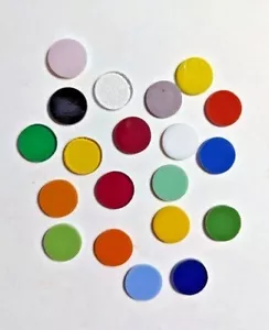 2" Glas vorgeschnittene Kreise zum Verschmelzen & Mosaik - Coe 96 Buntglas - Schmelzbar - Bild 1 von 74