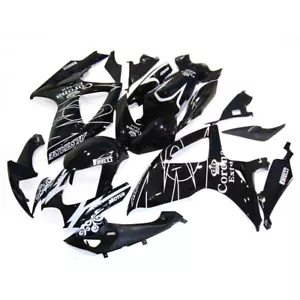 White Black Fairing Kit for Suzuki GSXR600 GSX-R750 2006 2007 K6 06 ABS Bodywork - Picture 1 of 9
