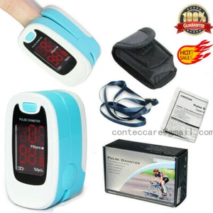 CE&FDA oxymètre de pouls,SPO2 Pulse Oximeter,bout du doigt Monitor,CMS50M,CONTEC - Picture 1 of 12