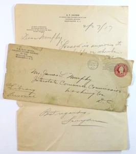 CANADIENSE PACIFIC RAILWAY SOO LÍNEA 1917 CARTA Y SOBRE COMERCIO INTERESTATAL DIV - Imagen 1 de 5