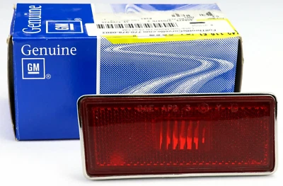 OEM GM PART 1974 - 1982 Corvette Left Rear Side Marker Light Red GM # 362957 NEW - Image 1 of 4