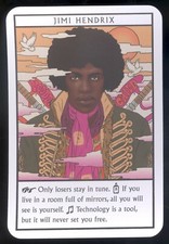 Jimi Hendrix Music Pop Rock Tarot Trading Card 2019 Mint