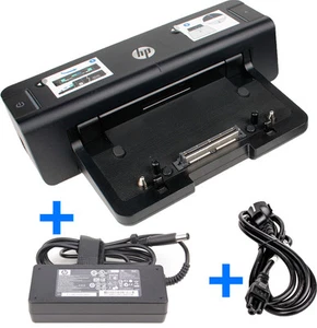 HP Dockingstation HSTNN-I11X + HP 90W Netzteil für Probook 6550b 6555b 6560b - Bild 1 von 5