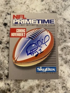 AUTOGRAPHED 1992 SKYBOX NFL PRIMETIME DESMOND HOWARD PROMO CARD MINT RARE - Picture 1 of 3