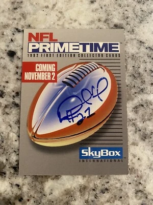 AUTOGRAPHED 1992 SKYBOX NFL PRIMETIME DESMOND HOWARD PROMO CARD MINT RARE - Image 1 of 3