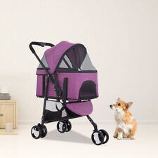 3 Wheel 3-in-1 Pet Strollers Lightweight Detachable Dog Cat Travel Stroller New