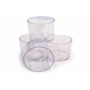 100 x Spa-Lights - Tall Clear Polycarbonate Cups - Picture 1 of 1