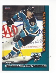 2013-14 Worcester Sharks (AHL) Konrad Abeltshauser (EHC München)