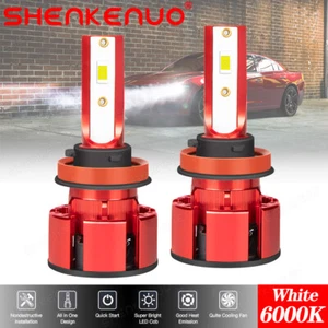 H11 LED Headlight Kit Low Beam Bulb Super Bright 6000K Bulbs Free Return SKN - Imagen 1 de 18