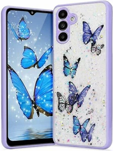 Funda protectora de teléfono mariposa brillante a prueba de golpes para Samsung Galaxy A13 2022 5G - Imagen 1 de 8
