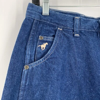 VTG Wrangler  16 Misses Full Fit 80’s  High Waisted Mom Jeans Dark Wash Made USA - Image 1 of 4