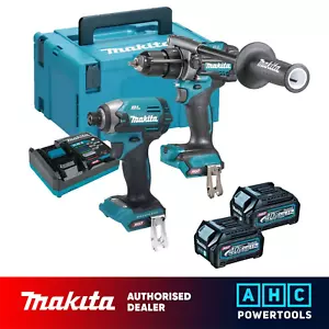 Makita DK0176G205 40V XGT 2 Piece Brushless Kit with 2x 2.5Ah Batteries - Picture 1 of 12