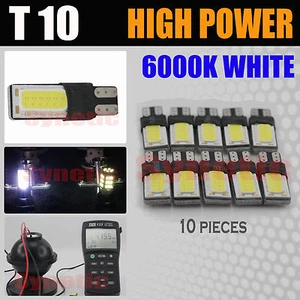 Bombillas LED interiores para remolque autocaravana Syneticusa 10x T10 921 6000 k blancas - Imagen 1 de 3
