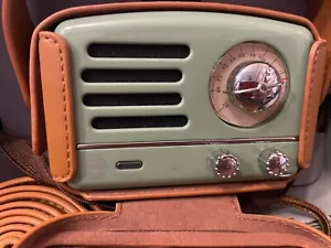 Muzen OTR Metal Portable Bluetooth Speaker with Retro knob Tuner FM Radio new - Picture 1 of 16