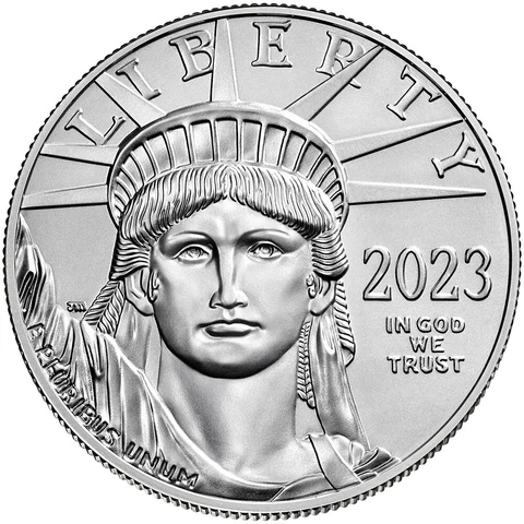 2023 American Platinum Eagle 1 oz $100 - BU Cover