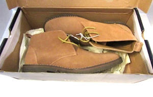 NEW, G.H. BASS Pearce, Chukka Boots Men's Size 8.5D, Taupe Suede  Boots, Lace Up - Picture 1 of 18
