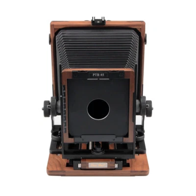 New Shen Hao SH PTB45 4x5 Field Folding Walnut Wood Large Format Camera - Image 1 of 4