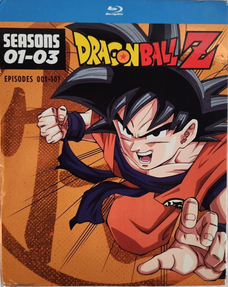 Dragon Ball Z Seasons 01-03 Episodes 001-107 (Blu-ray Box Set) Brand New  Sealed