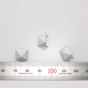 100 piezas Pernos de Pirámide Diámetro 3/8"(10 mm) Hágalo usted mismo Rock Punk Tejas Blanco Reforma - Imagen 1 de 1