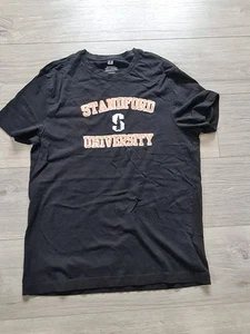 H&M T-Shirt M Schwarz Stanford University College Y2K Style - Bild 1 von 3