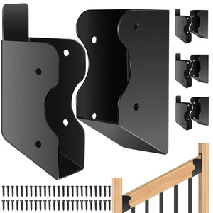 4 Paar 30° Terrassen Geländer Halterung Treppenverbinder Edelstahl 2"x4" (eigentlich... - Bild 1 von 6