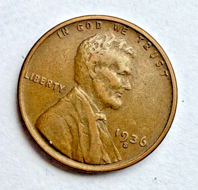 1936-S Lincoln Wheat 1c ~~ EF++ / AU ~ Great Details ~ Nice! ~ 1 Coin ~ M63 - Image 1 of 4
