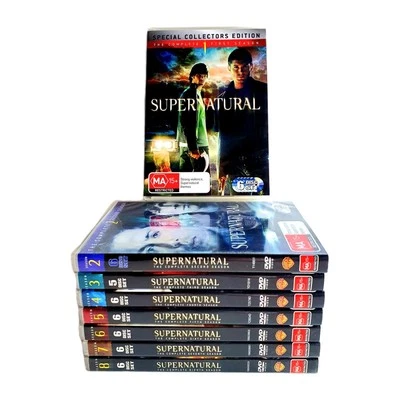 Supernatural Complete Seasons Series 1-8 DVD 2005 Sci-Fi Horror Gift Set, Reg 4 - Image 1 of 4