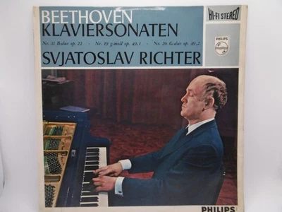 Beethoven Piano Sonatas 11 19 20 RICHTER Holland Philips HI-FI STEREO 835 202 LP - Bild 1 von 4