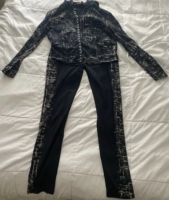 Fibers Barbara Lesser Jogger/ Lounge Hoodie & Pants Large Very Nice!!!! Foto 1 de 4