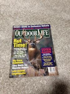 OUTDOOR LIFE MAGAZINE NOVEMBER 2000 BUSH VS GORE IN EXCLUSIVE DEBATE - Picture 1 of 7