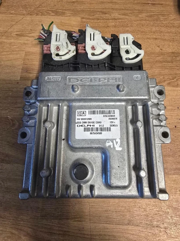 Peugeot Citroen ECU Motorsteuerung Einheit ECU Hw 9666912580 9675434580 Delphi - Bild 1 von 1