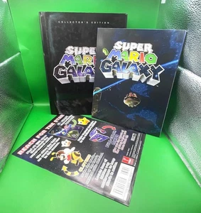 Póster Super Mario Galaxy Edición Coleccionista Guía de Estrategia Prima Nintendo Wii - Imagen 1 de 12