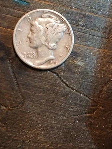 2 Mercury Dimes 44D And A 42 - Picture 1 of 6