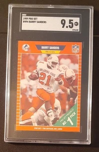 1989 Pro Set Barry Sanders RC, SGC 9.5 - Picture 1 of 2