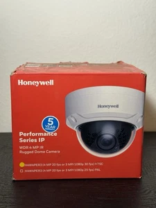 HONEYWELL VIDEO H4W4PER3 RED RESISTENTE MINI CÁMARA DOMO WDR, 4MP IR 2.8MM *NUEVA* - Imagen 1 de 6