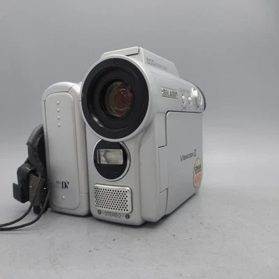 Sharp VL-Z8H Handheld MiniDV Camcorder Silver Tested - Image 1 of 4