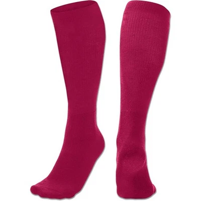 Champro Multi-Sport Athletic Sock AS2 - Cardinal - L - Image 1 of 2