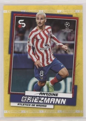 2022 Topps UEFA Club Competitions Superstars Common Yellow Antoine Griezmann #63 - Image 1 of 2